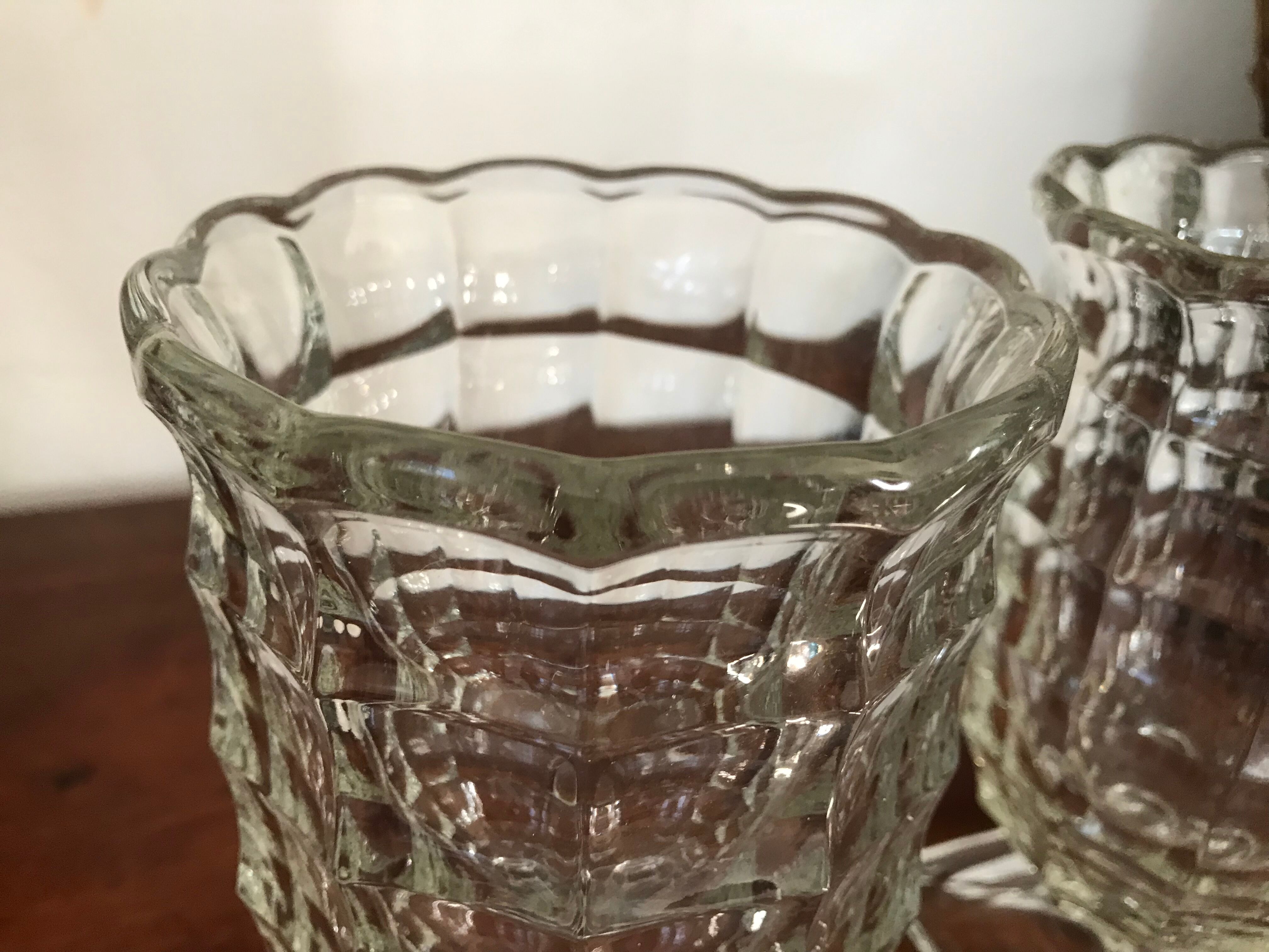 Vase Lobmeyr par Eduard Wimmer-Wisgrill circa 1930