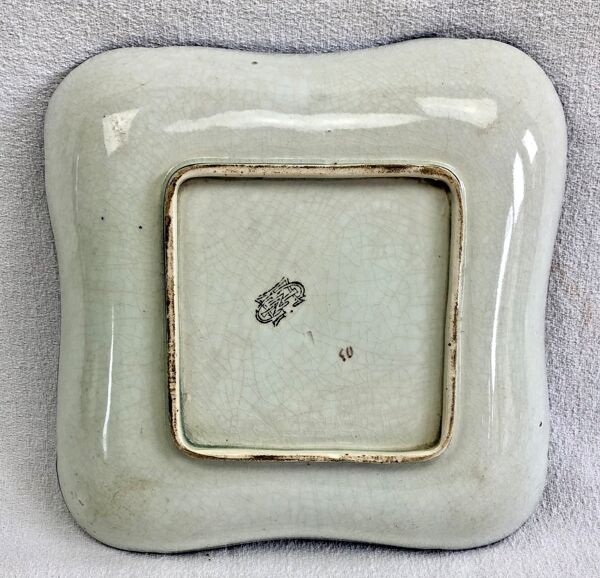 Ancien plat creux Gien corne d’abondance 1875/1935