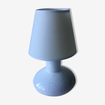 Lampe vintage en céramique craquelée