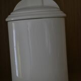 Purple flower flour pot