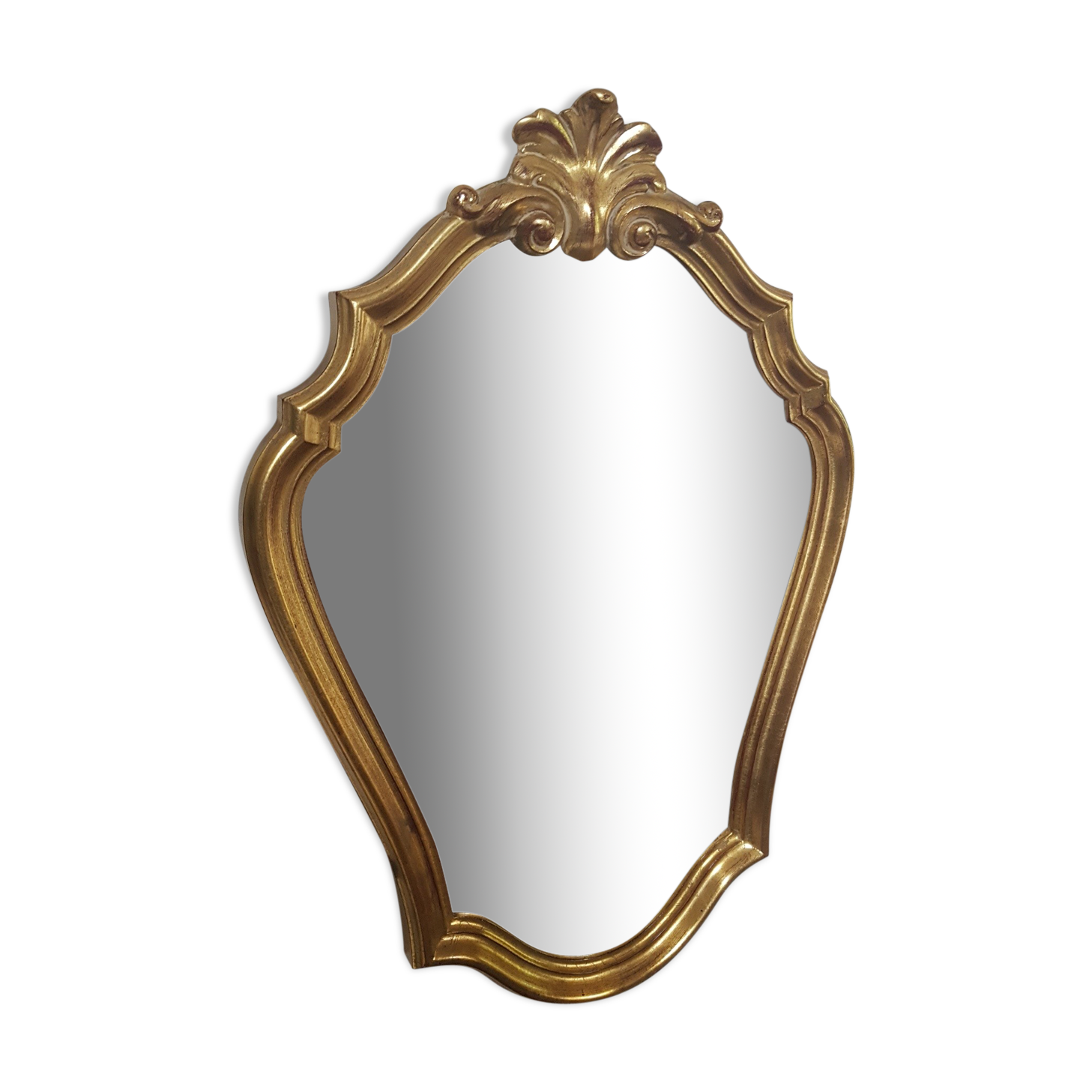 Louis XI Baroque Style Golden Mirror 34x52cm