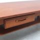 Large coffee table with magazine rack by O.M.F., 1960s