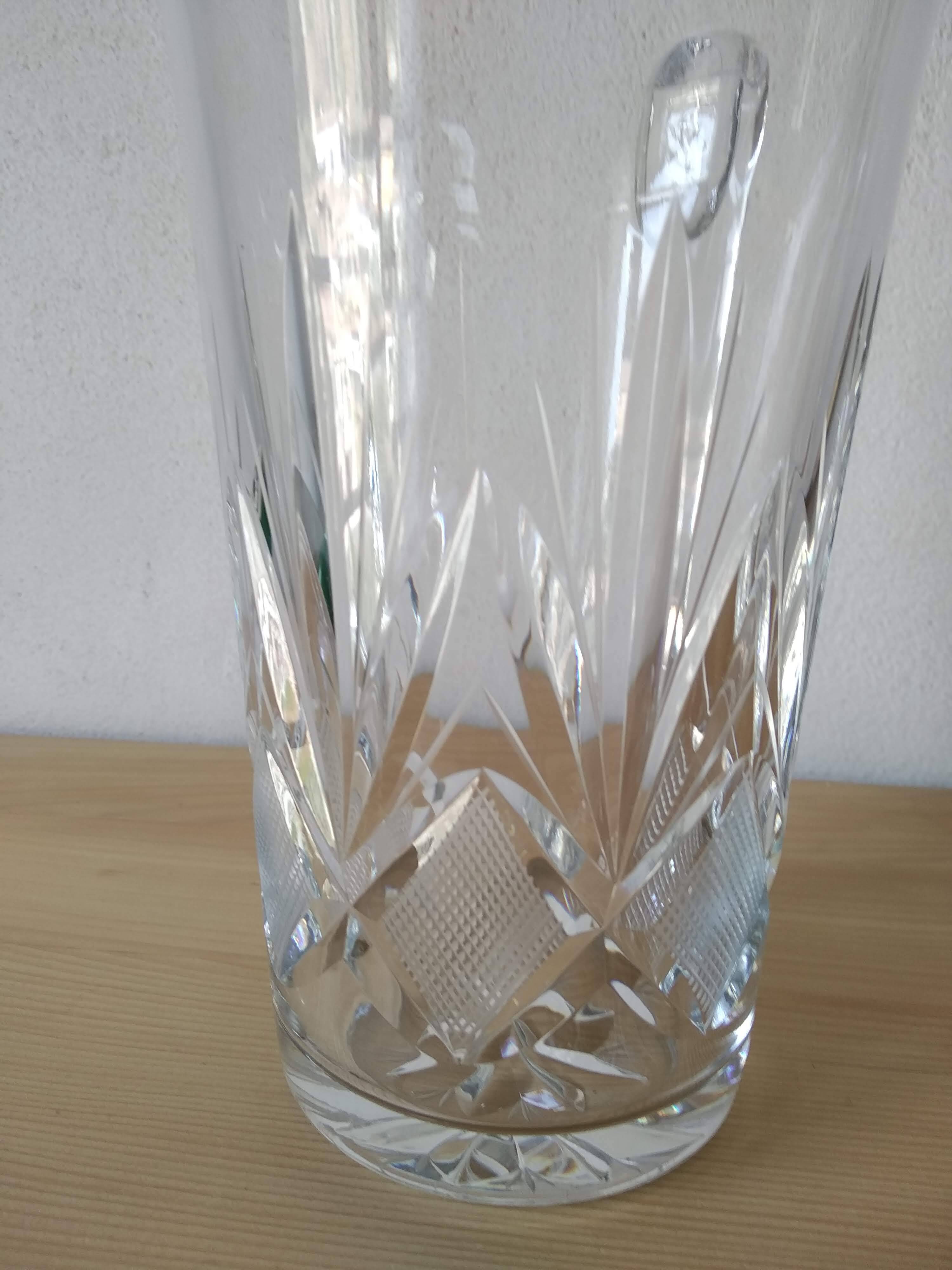 Antique cut crystal water pitcher