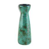 Vase vert moucheté West germany