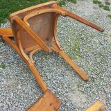 Set of 6 1950s bistro chairs