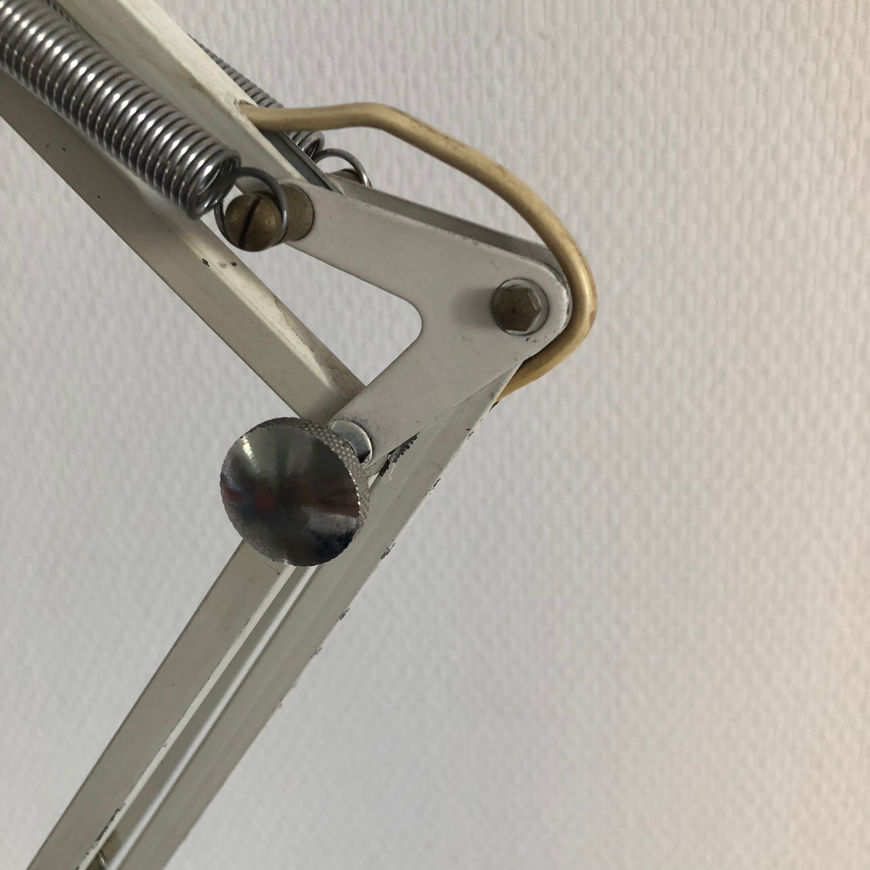 Luxo l4 white vintage architect lamp 1960