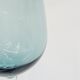 6 Large Wine or Water Balloon Glasses in Petrol Blue Color Blown Glass