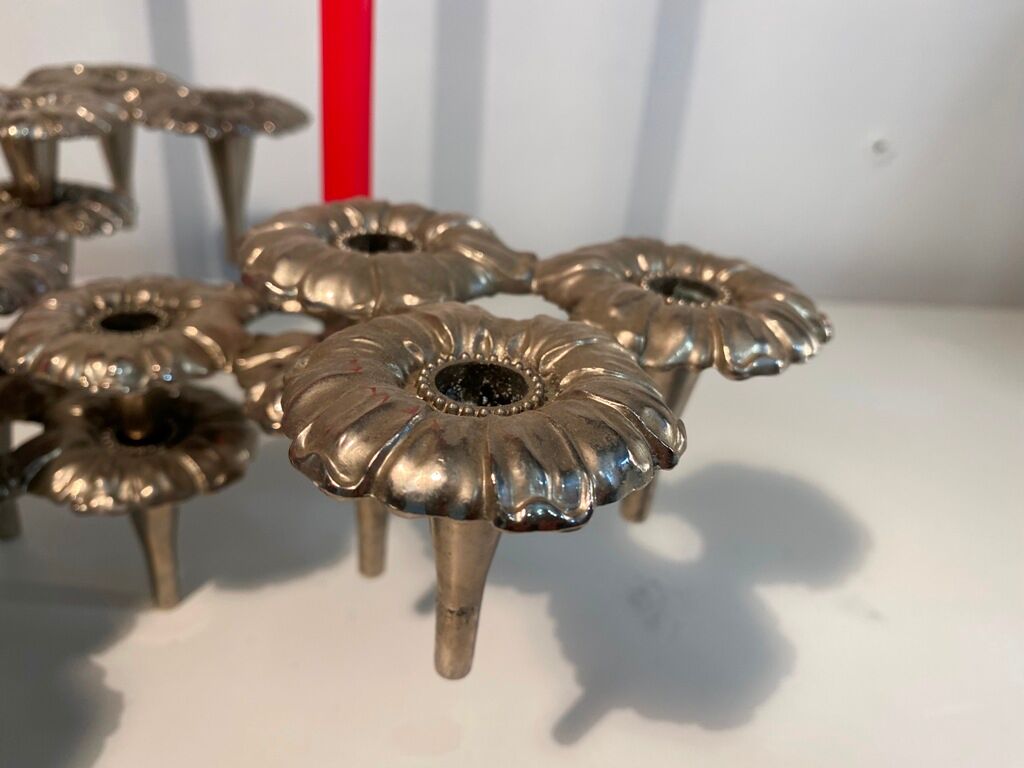 7 modular candle holders varying nagel 1970