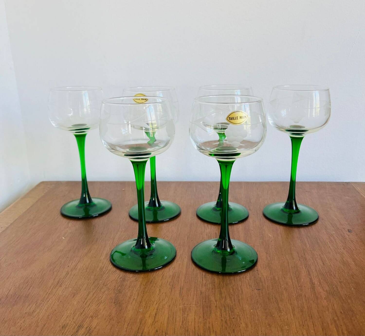 54 Vasos de Vino Blanco Modelo Costa Azul Cristal Baccarat (Precio A Unidad) eBa