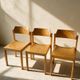 Set of 3 Rainer Schell chairs for Schlapp Möbel — 1970s