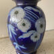 Alsace stoneware vase signed P Schmitter