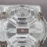 1970s Brutalist Wall Glass Light by Kamenicky Senov, Czechoslovakia