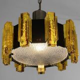 Acrylic pendant light/chandelier by Claus Bolby for CEBO Industri. Denmark 1960s
