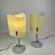 Pair of Italian Opaline Table Lamps, 1990s