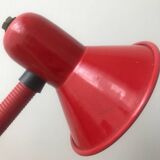 Red desk lamp with pencil holder 80/90'