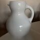 XXL white porcelain pitcher vase 19th century