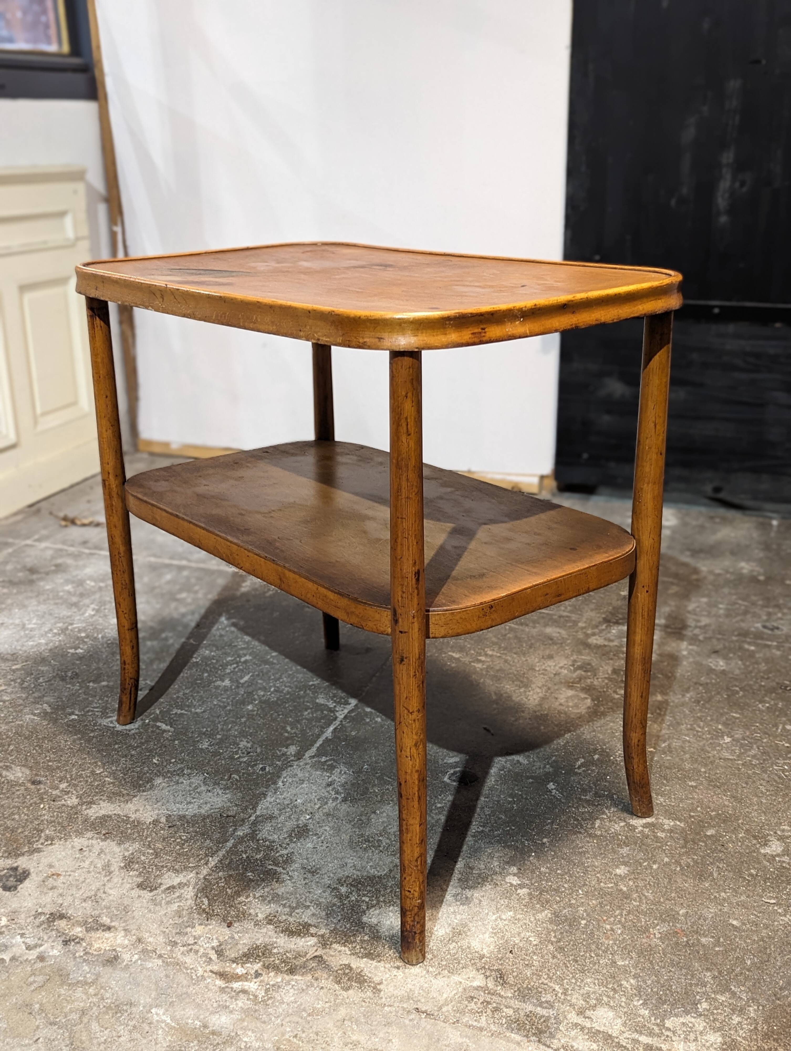 Fischel bentwood serving table
