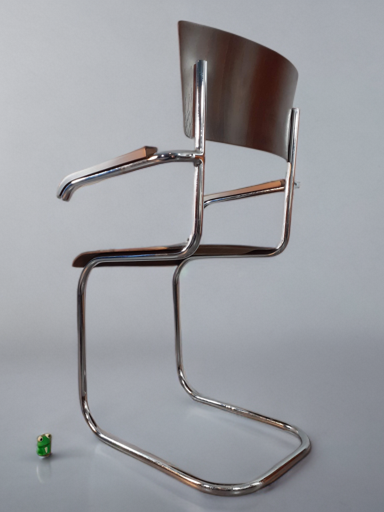 Paire de chaises Mücke Melder, Bauhaus tchèque 1930s