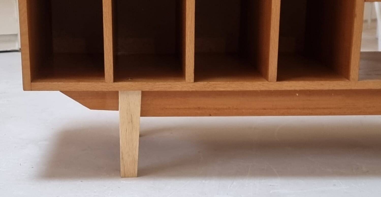 Armoire à disques Mid Century