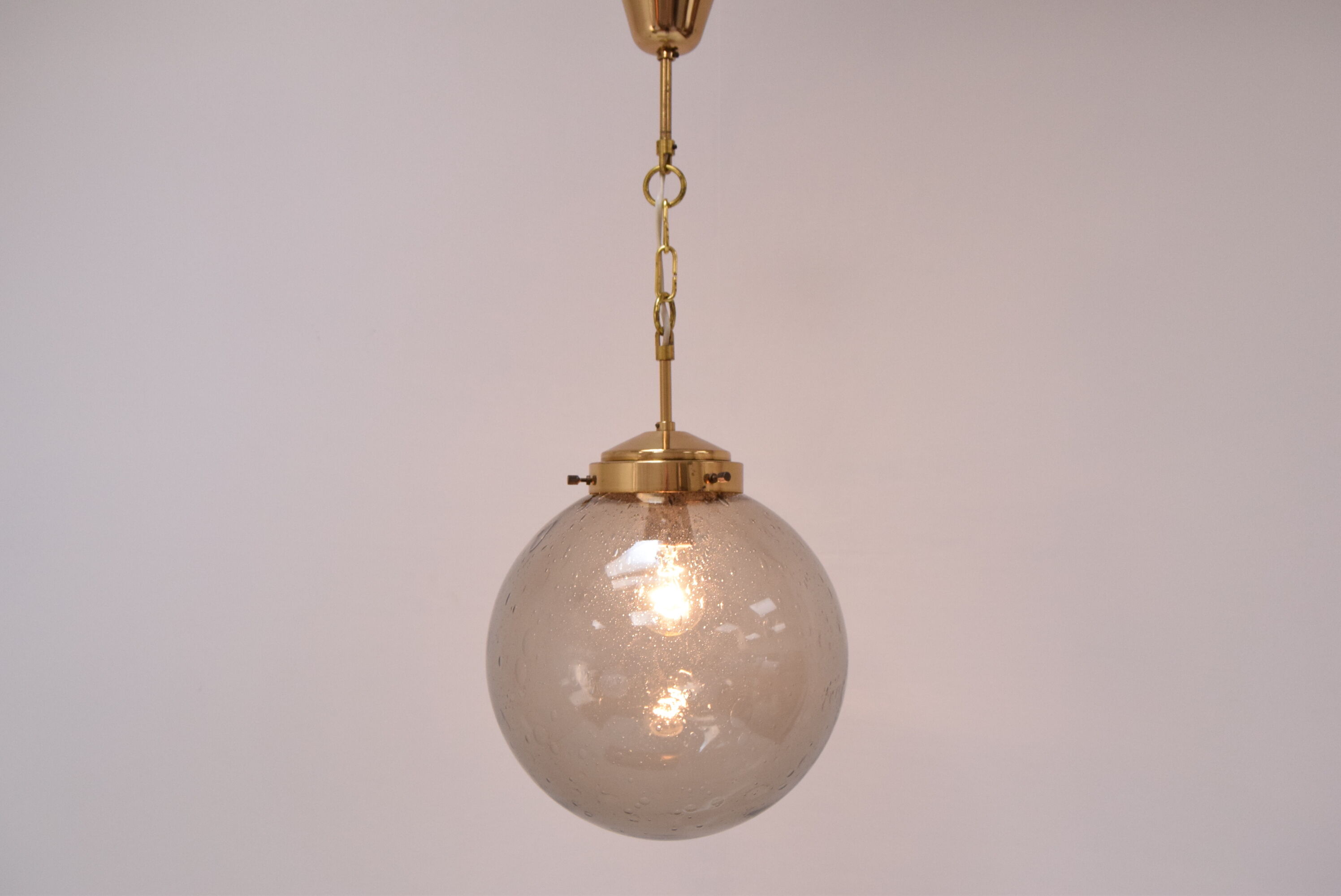 Suspension en verre Kamenicky Senov, années 1970
