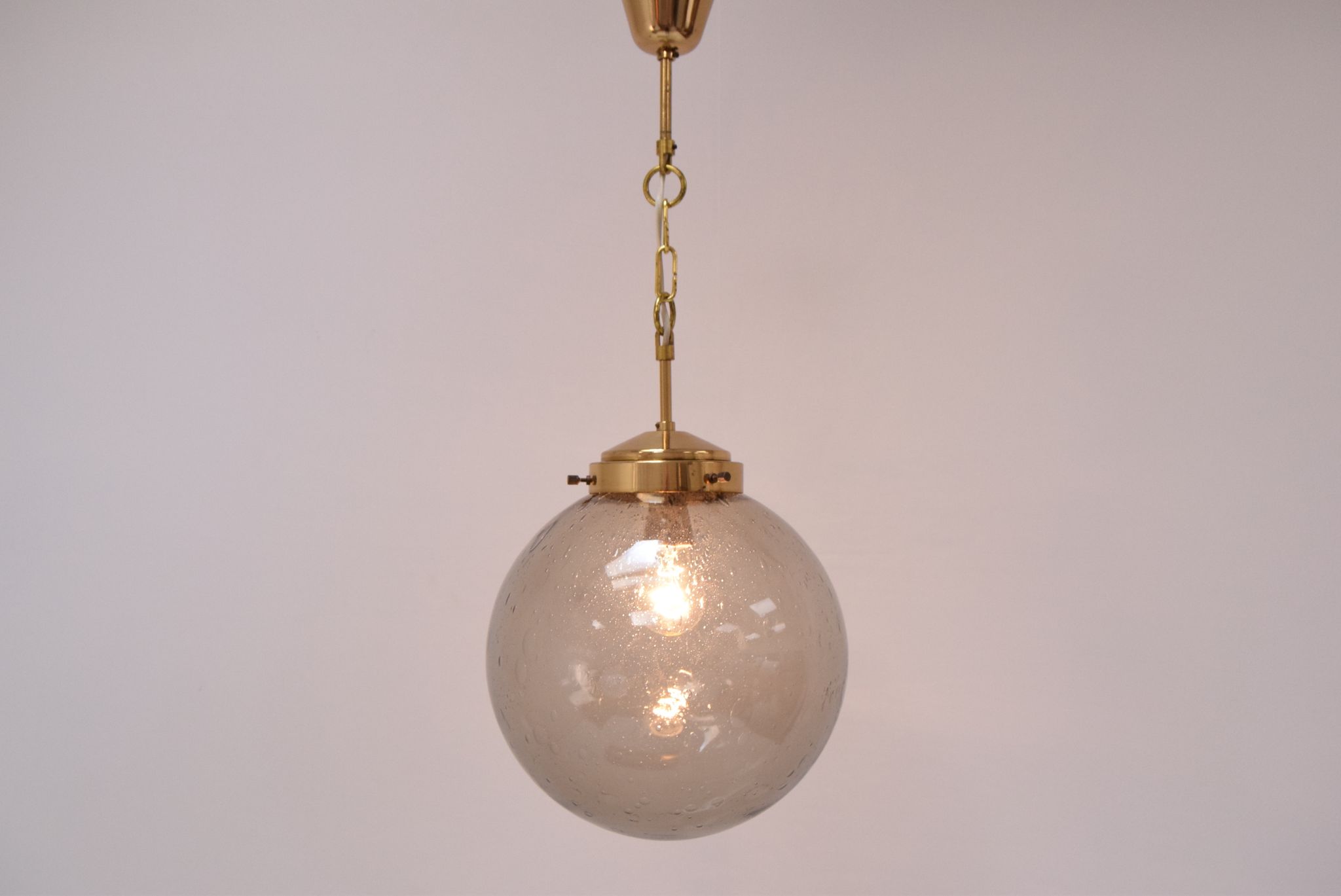 Suspension en verre Kamenicky Senov, années 1970