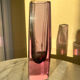 Grand vase murano sommerso 60s verre violine