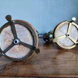 Pair of vintage cherub candlesticks