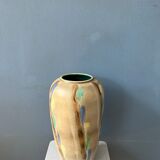 Colored ceramic vase
