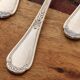 Christofle Set of 6 Lauriers model table spoons in silver-plated metal