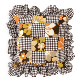 Hi Ginette patchwork cushion