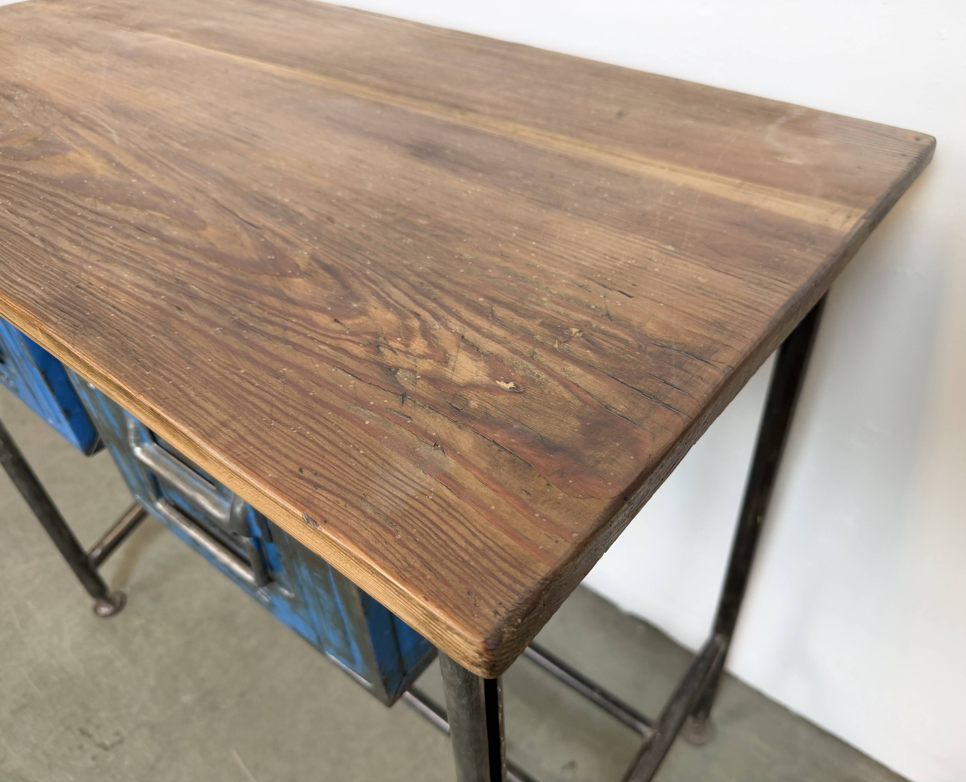 Vintage Industrial Worktable, 1960s