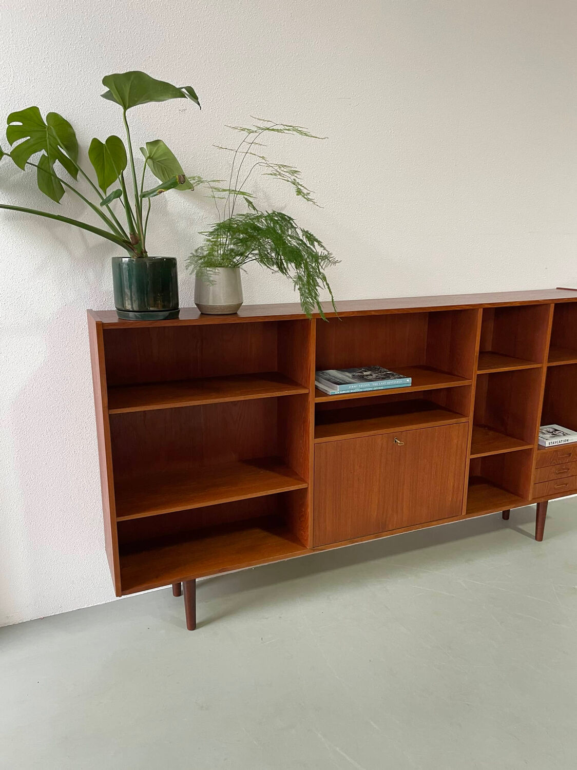 Teak bookcase