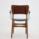 1960s Danish Teak and Beech Armchair