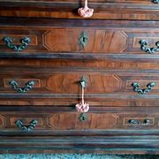 Antique inlaid commode - Italy, 17th century