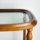 Vintage wooden coffee table, Italy, 1960s
