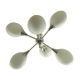 Sputnik six opaline luster