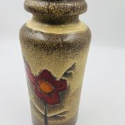 Vase Scheurich forme 517 décor floral par Heinz Siery