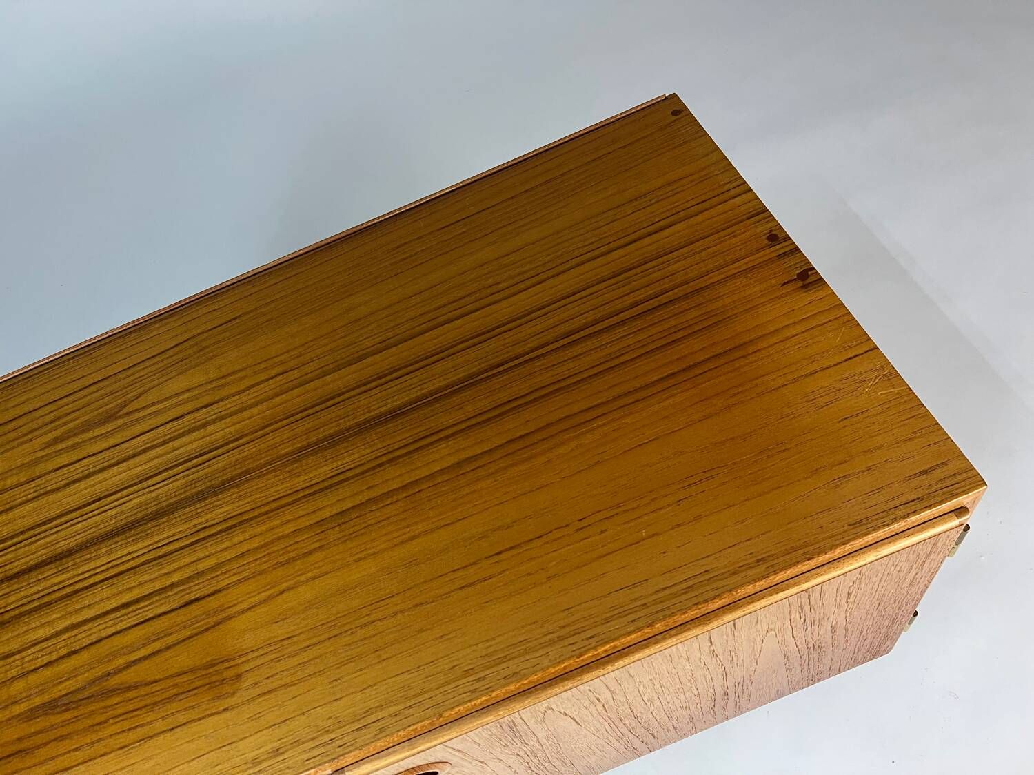 Danish teak lowboard chest of drawers TV HiFi sideboard vintage 70s
