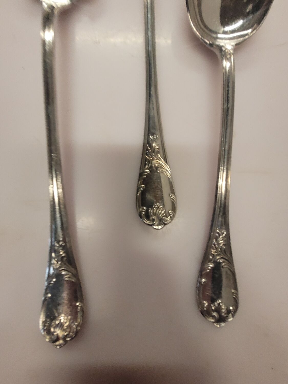 Christofle silver metal salad service mid-20th century