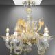 Venetian lustre in Murano glass and gold leaf
