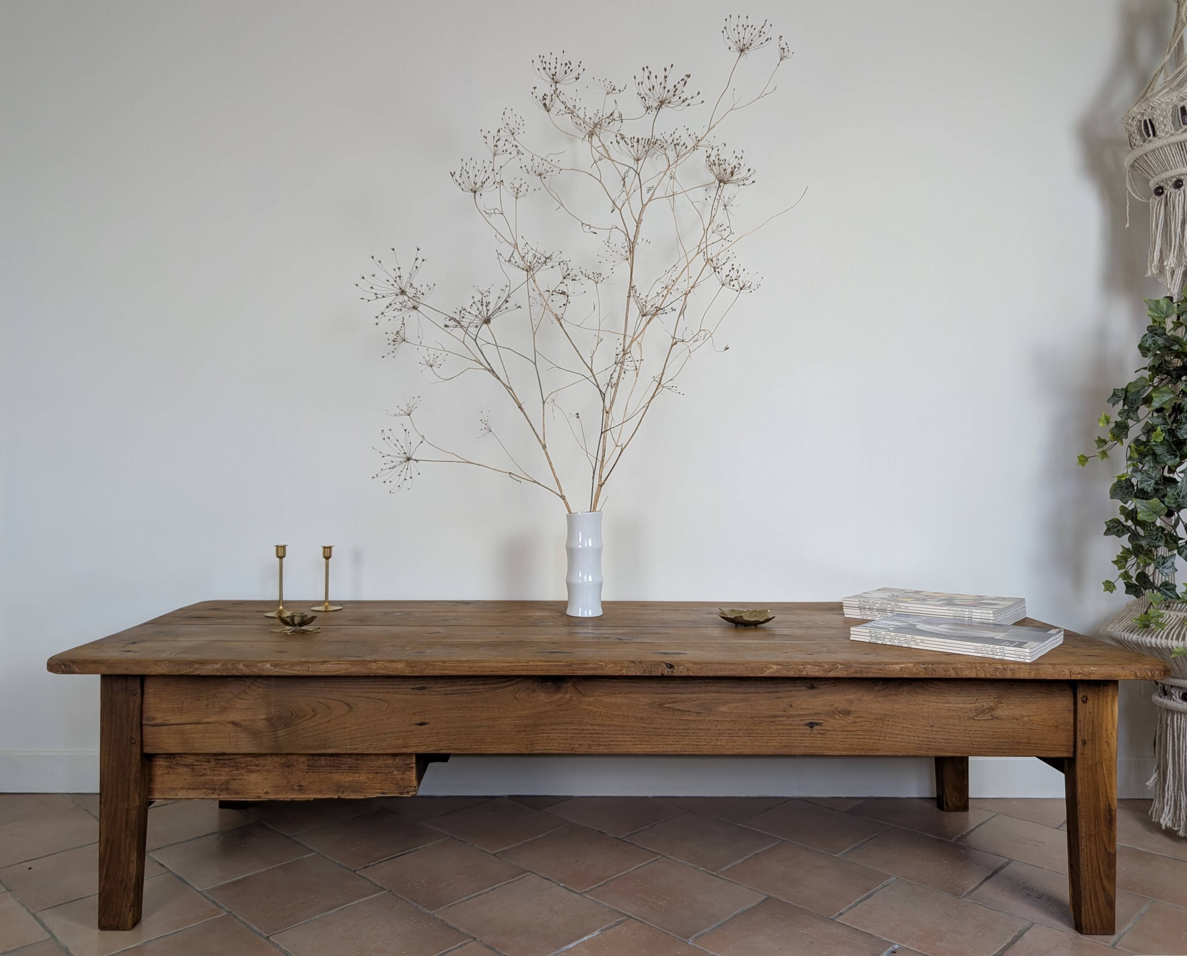 Table basse en chêne