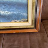 Tableau de la mer encadré