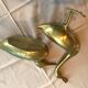 Paire de canards en laiton