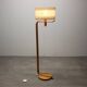 Scandinavian wooden floor lamp, 1960s