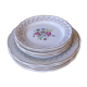Service of 10 plates Digoin & Sarreguemine