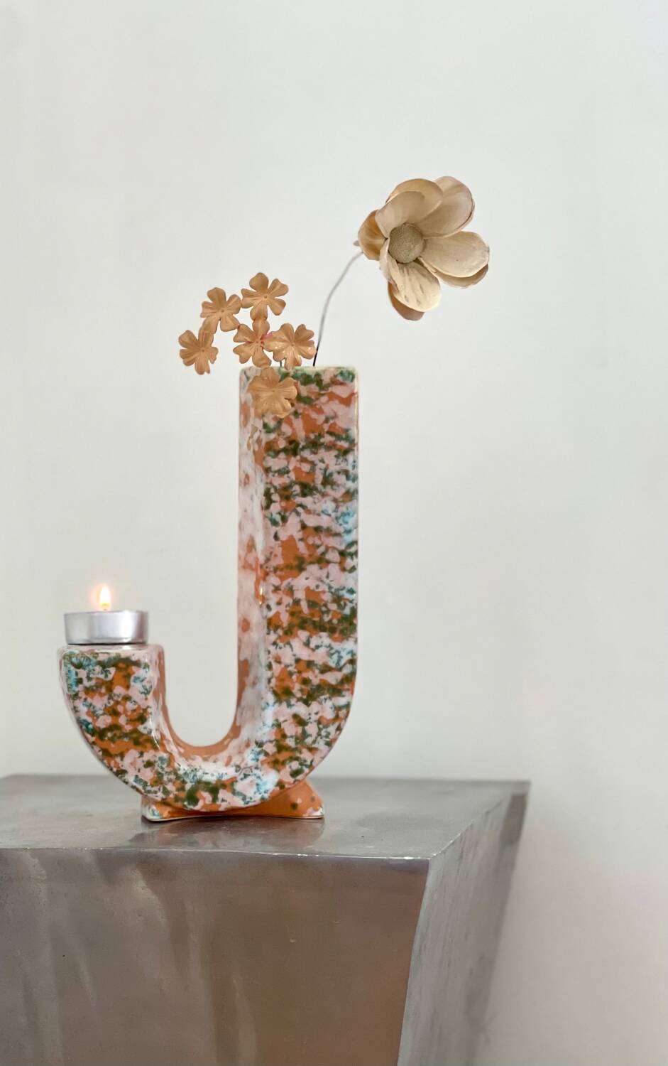 Vase porte bougie 1980/90’s.