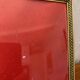 Photo frames, convex glass and gilded brass, 1960s-1970s
