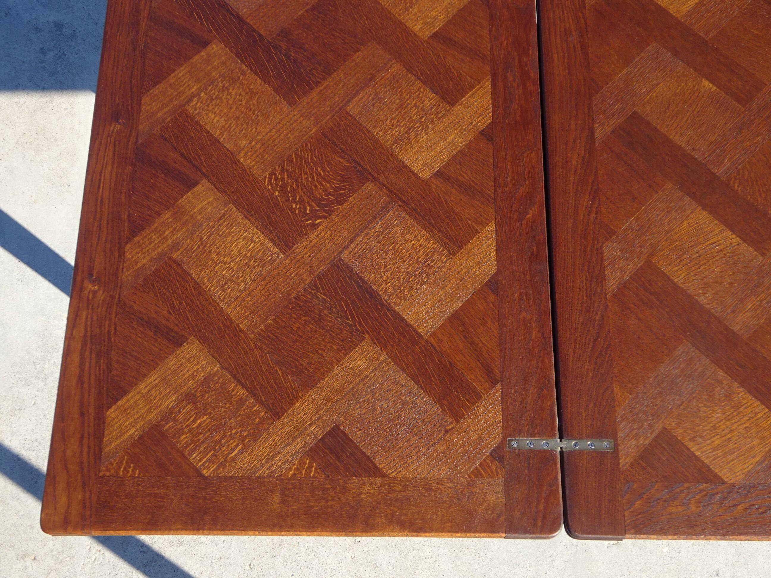 Table portefeuille en chêne