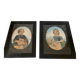Pair of old lithographs