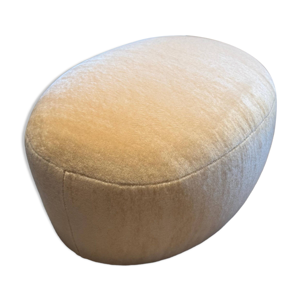 Pouf Nuage – Pierre Augustin Rose – Teddy Mohair Sable